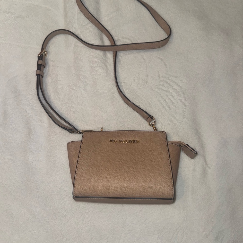 Michael Kors Beige Crossbody Bag